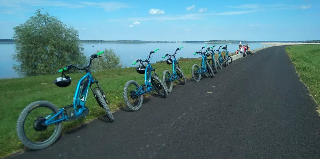 randonnée trottinette électrique aube