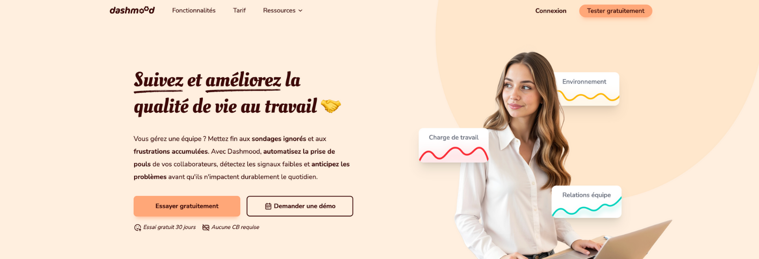 Dashmood, logiciel QVT