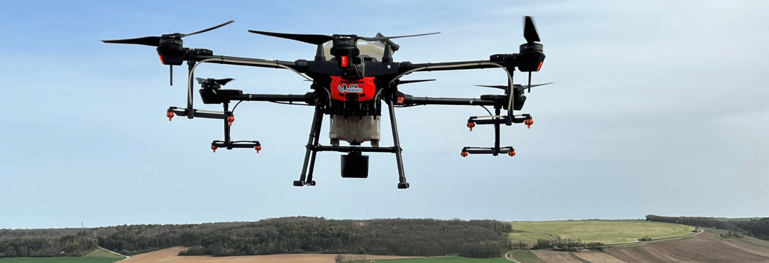 Champagne Mathieu drone viticulture